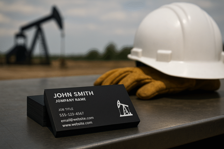 Oil Gas Business Cards- featured image
