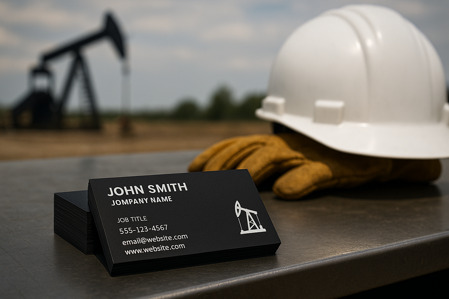 Oil Gas Business Cards- featured image