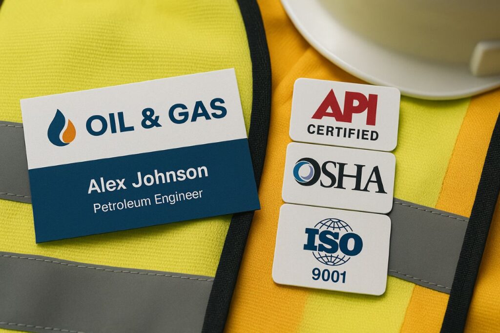 Emphasize Your Unique Value Proposition (UVP) - Oil Gas Business Cards