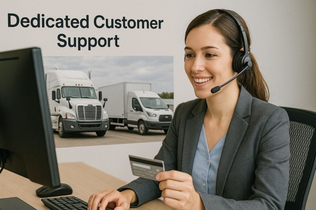 Dedicated Customer Support: Fleetcor Credit Card: