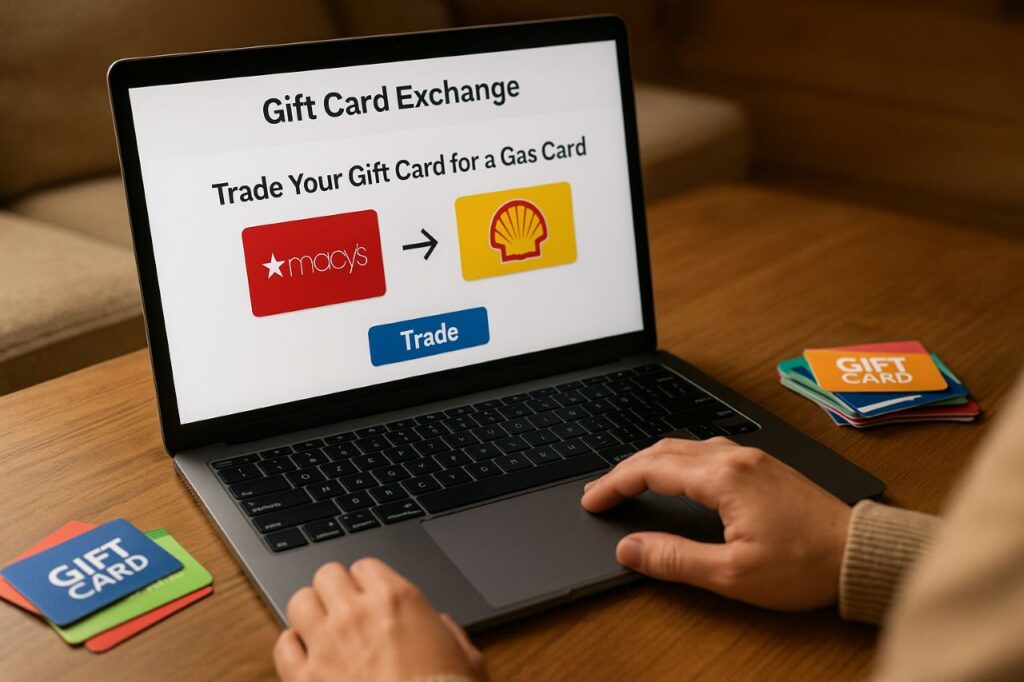 Trade or Exchange Gift Cards for Gas Cards