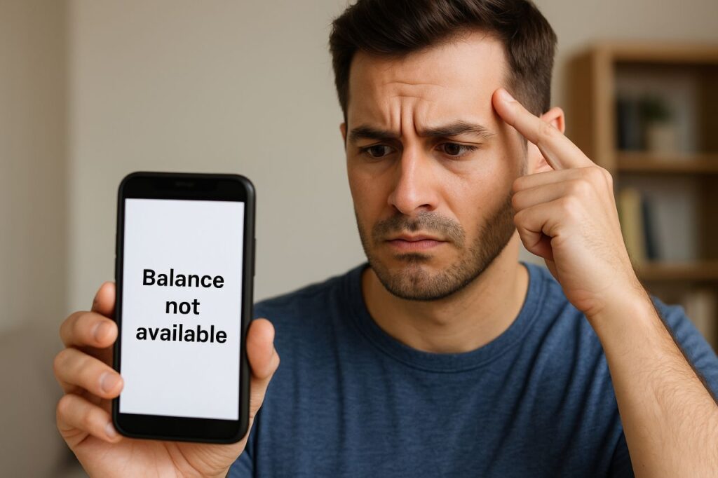 Lack of Online Balance Management